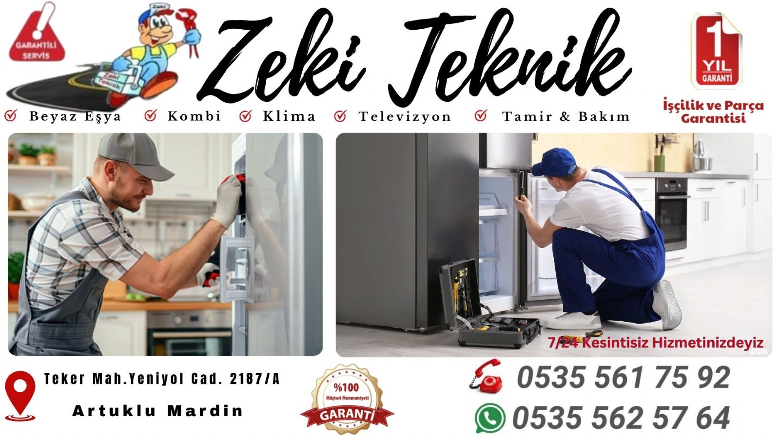 Artuklu Buzdolabı Servisi